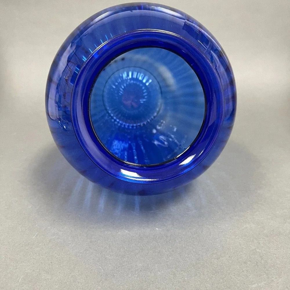 X-large Cobalt‎ Blue Glass Vase 12 5/8